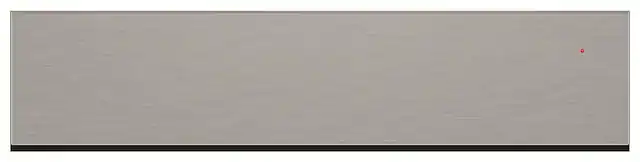 Front. Fisher & Paykel - 24" 6 place setting Built-in Warming Drawer, Push to Open - Contemporary Brushed Silver - Brushed Silver.