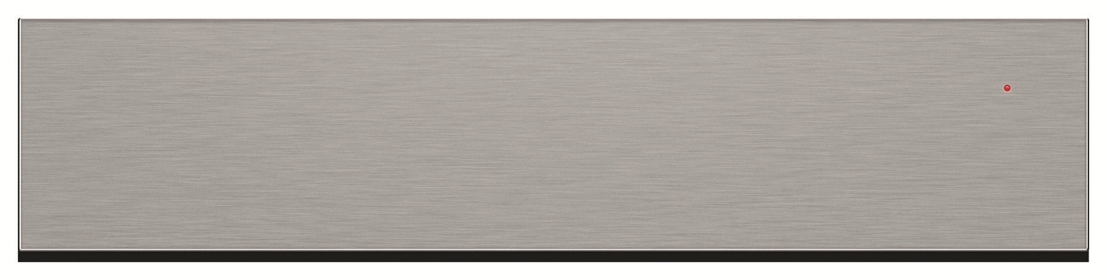 Front. Fisher & Paykel - 24" 6 place setting Built-in Warming Drawer, Push to Open - Contemporary Brushed Silver - Brushed Silver.