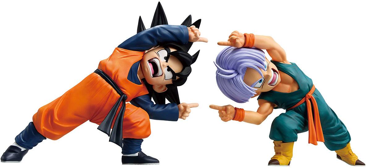 Alt View 2. Bandai - Son Goten & Trunks (Battle of the Super Saiyan) - Dragon Ball Z - Masterlise Ichibansho 3.5" Figures.