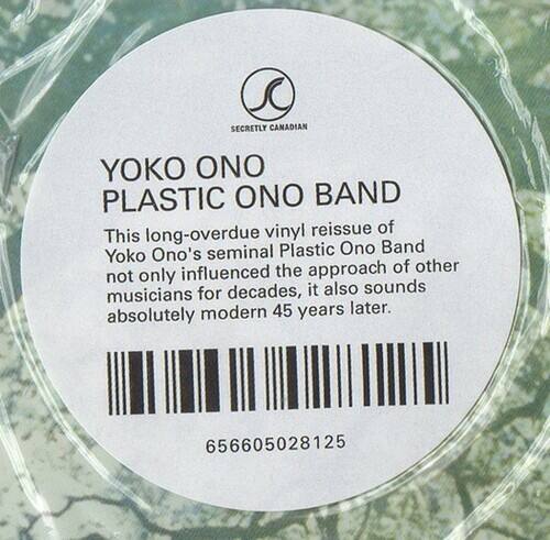 SECRETLY CANADIAN

YOKO ONO  
PLASTIC ONO BAND

This long-overdue vinyl reissue of Yoko Ono's seminal Plastic Ono Band not only influenced the approach of other musicians for decades, it also sounds absolutely modern 45 years later.

656605028125