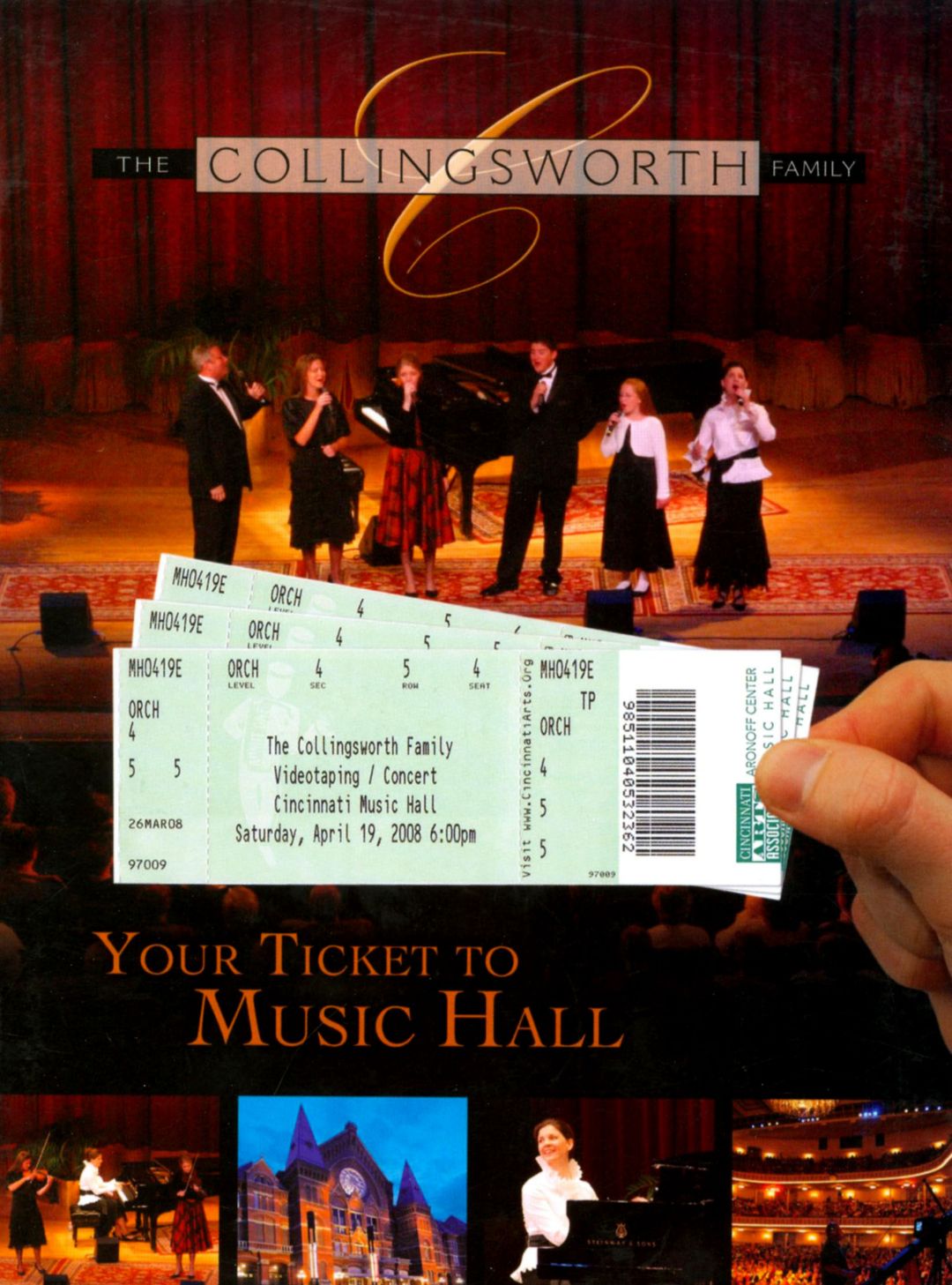 Best Buy: The Collingsworth Family: Your Ticket to Music Hall [DVD] [2008]