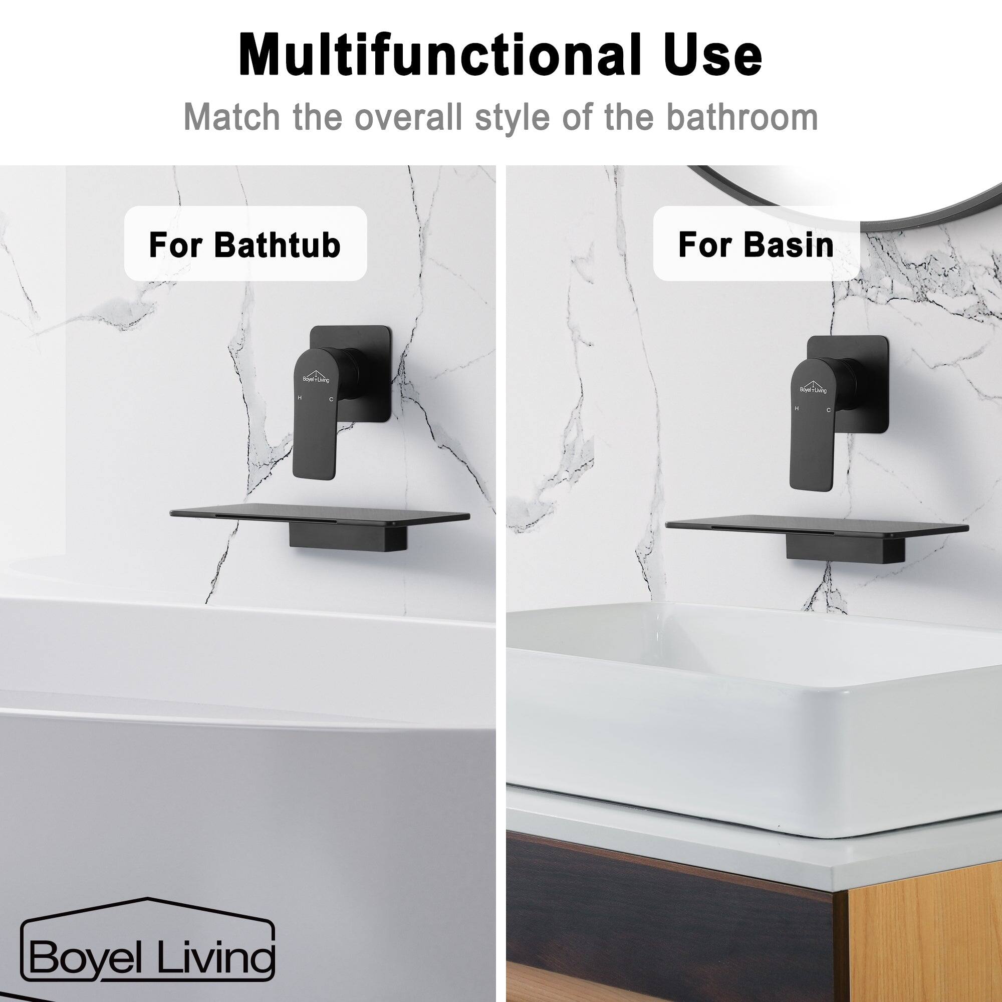 Multifunctional Use
Match the overall style of the bathroom
For Bathtub
For Basin
Boyel Living