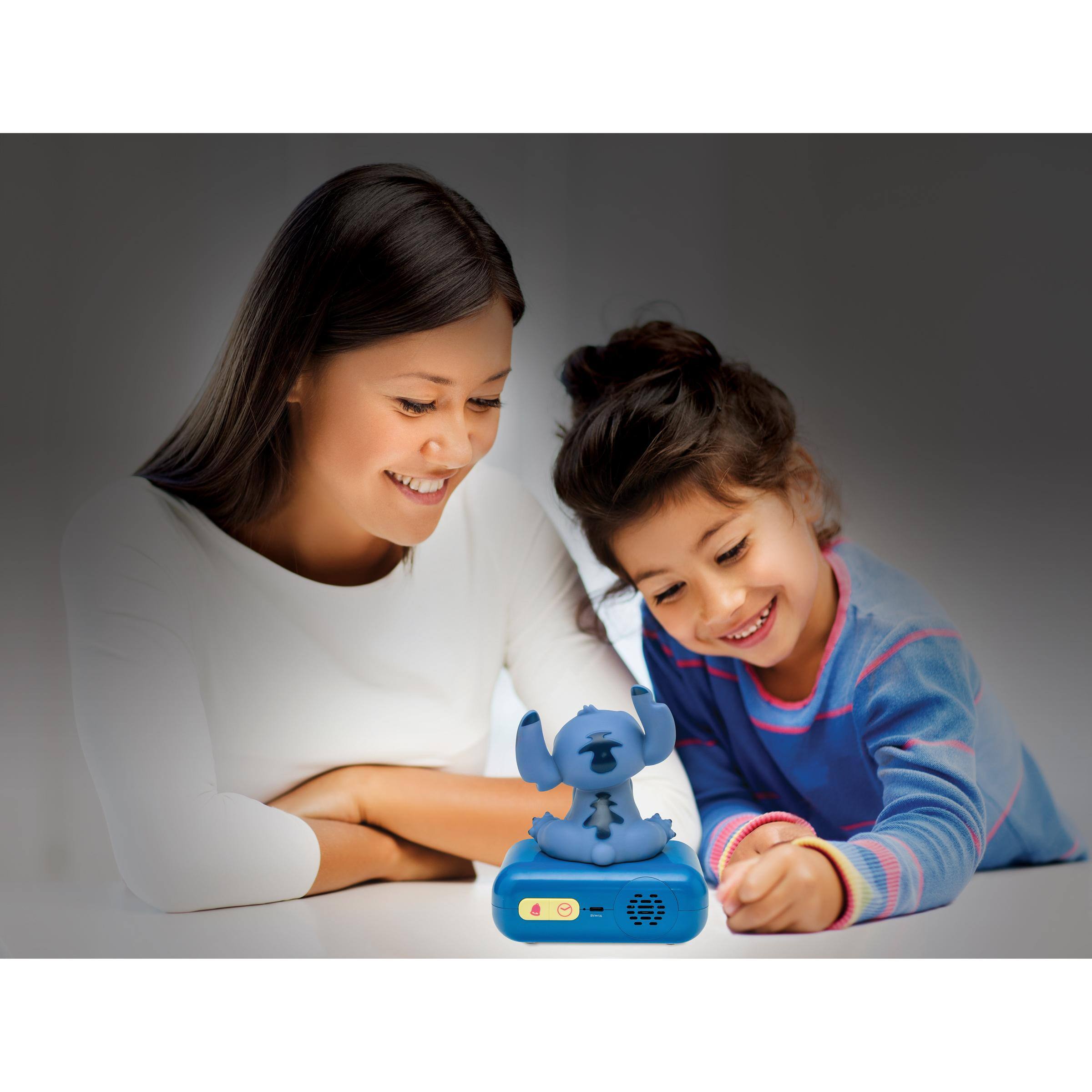 Lexibook Digital alarm clock with 3D DISNEY Stitch night light