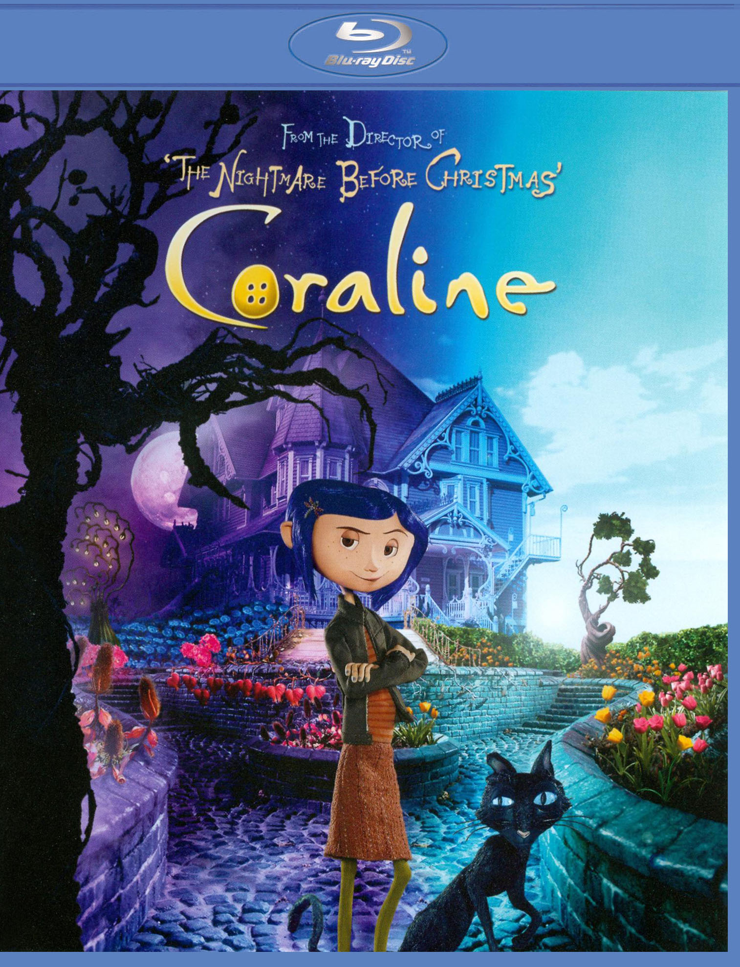 Coraline - DVD Movie [Cartoon Tim Burton The Nightmare Before