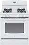 GE - 30" Freestanding Gas Range - White on White-Front_Standard