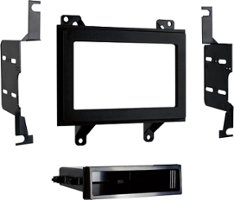 Metra - S-10/S-15 Installation Kit for Select GMC and Chevrolet Vehicles - Black - Angle_Zoom