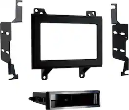 Metra - Dash Kit for Select 1994-1997 Chevrolet GMC Oldsmobile S10 Blazer Sonoma Bravada Jimmy DIN DDIN - Black