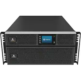 Vertiv - Liebert GXT5 UPS - 6kVA/6kW/208 and 120V | Online Rack Tower Energy Star - Double Conversion| 4U| Built-in RDU101 - Black