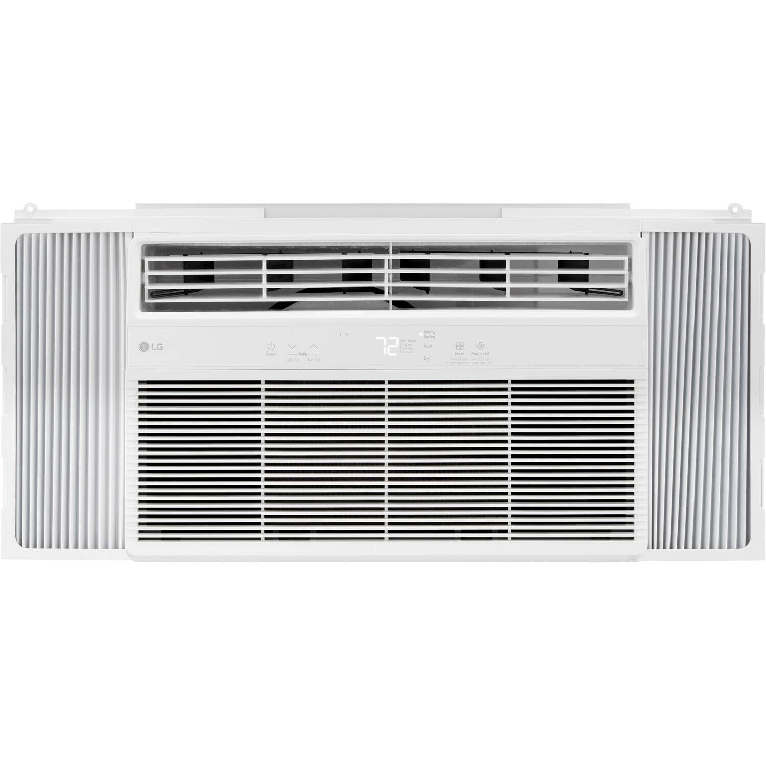 Alt View 10. LG - 350 Sq. Ft. 8,000 BTU Window Air Conditioner with Remote - White.