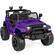 Front. Best Choice Products - Best Choice Products 12V Kids Ride On Truck Car w/ Parent Remote Control, Spring Suspension, LED Lights - Purple - Purple.