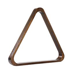 GSE Games & Sports Expert - Solid Wood 8-Ball Triangle Ball Rack for 2-1/4" Pool Balls, Billiard Ball Rack for Pool Table - Espresso