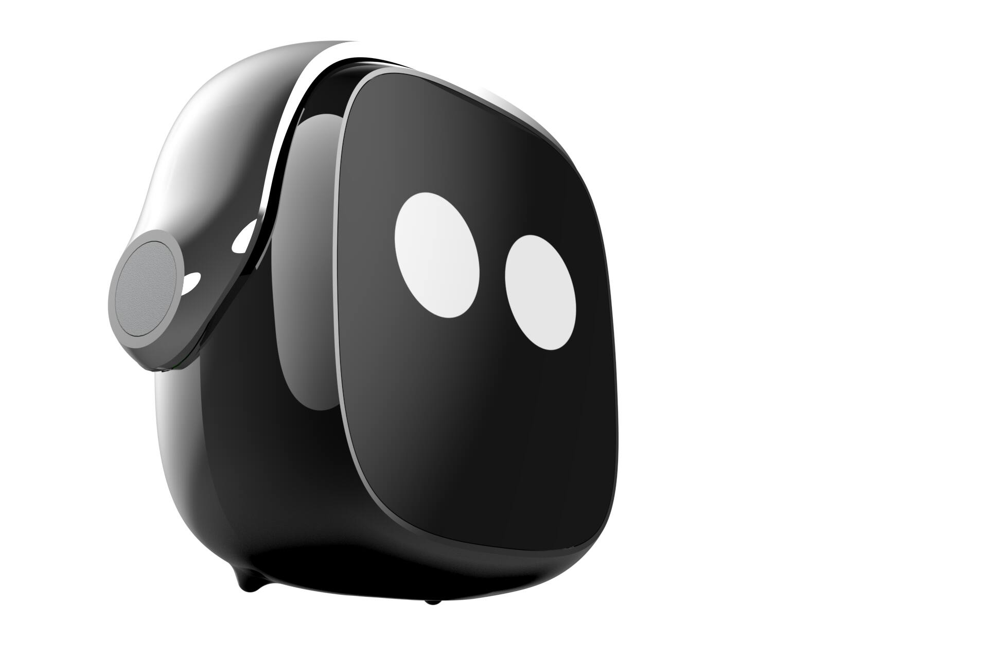 Angle. OSO - OSO AI Earbuds - Black SPACE GERY.