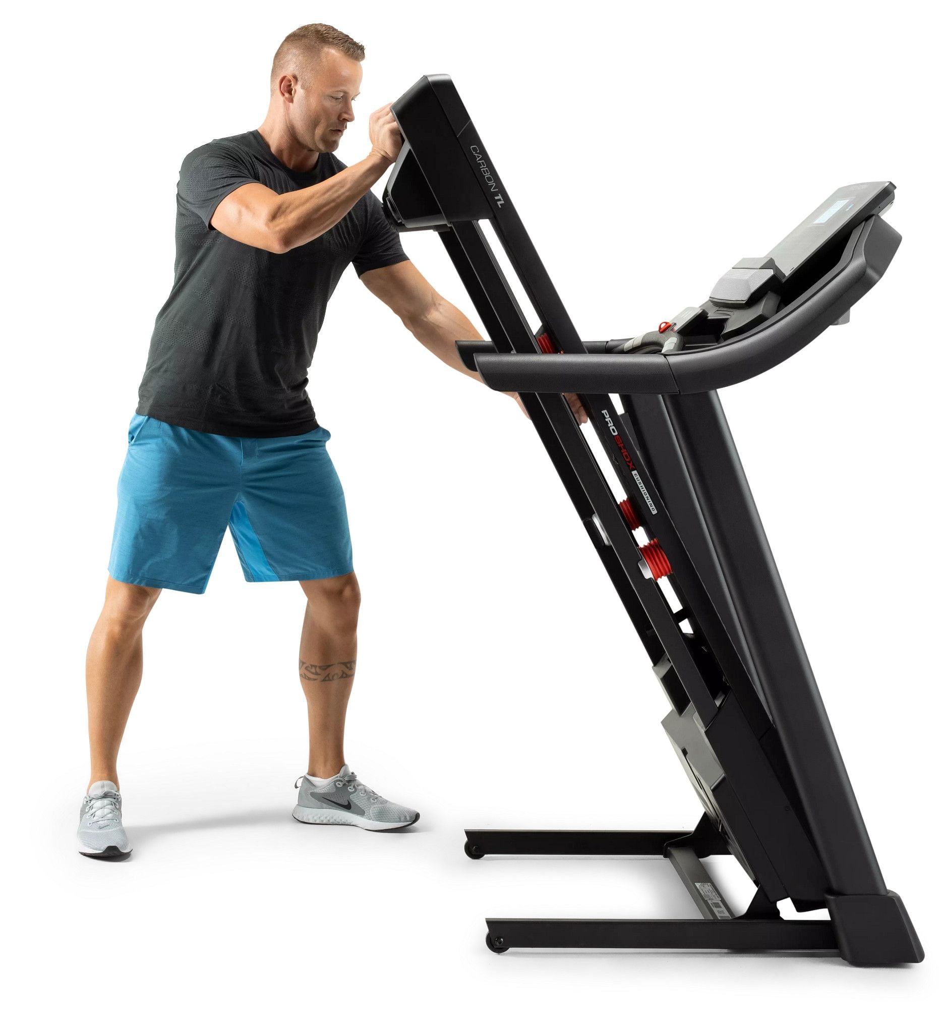 Alt View 13. ProForm - ProForm Carbon TL Smart Treadmill with 10% Incline Control, iFIT Compatible - Black.