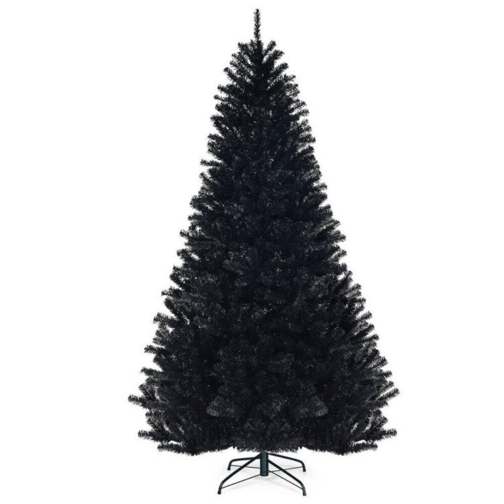 Alt View 8. Boyel Living - 7.5ft Black Halloween Christmas Tree with Metal Stand - Black.