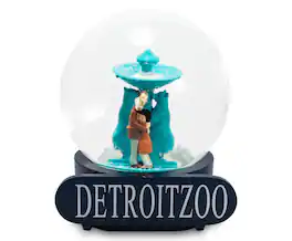 Surreal Entertainment - Coraline Snow Globe Detroit Zoo Collectible Display Piece | 6 Inches Tall - Blue