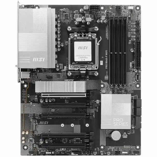 MSI Pro B840 P WIFI Gaming Desktop Motherboard AMD B840 Chipset Socket ...