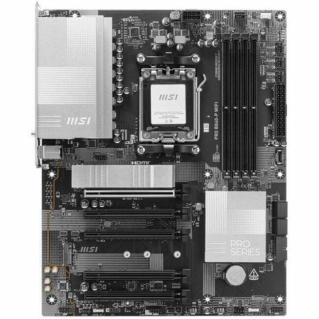 MSI Pro B840 P WIFI Gaming Desktop Motherboard AMD B840 Chipset Socket ...