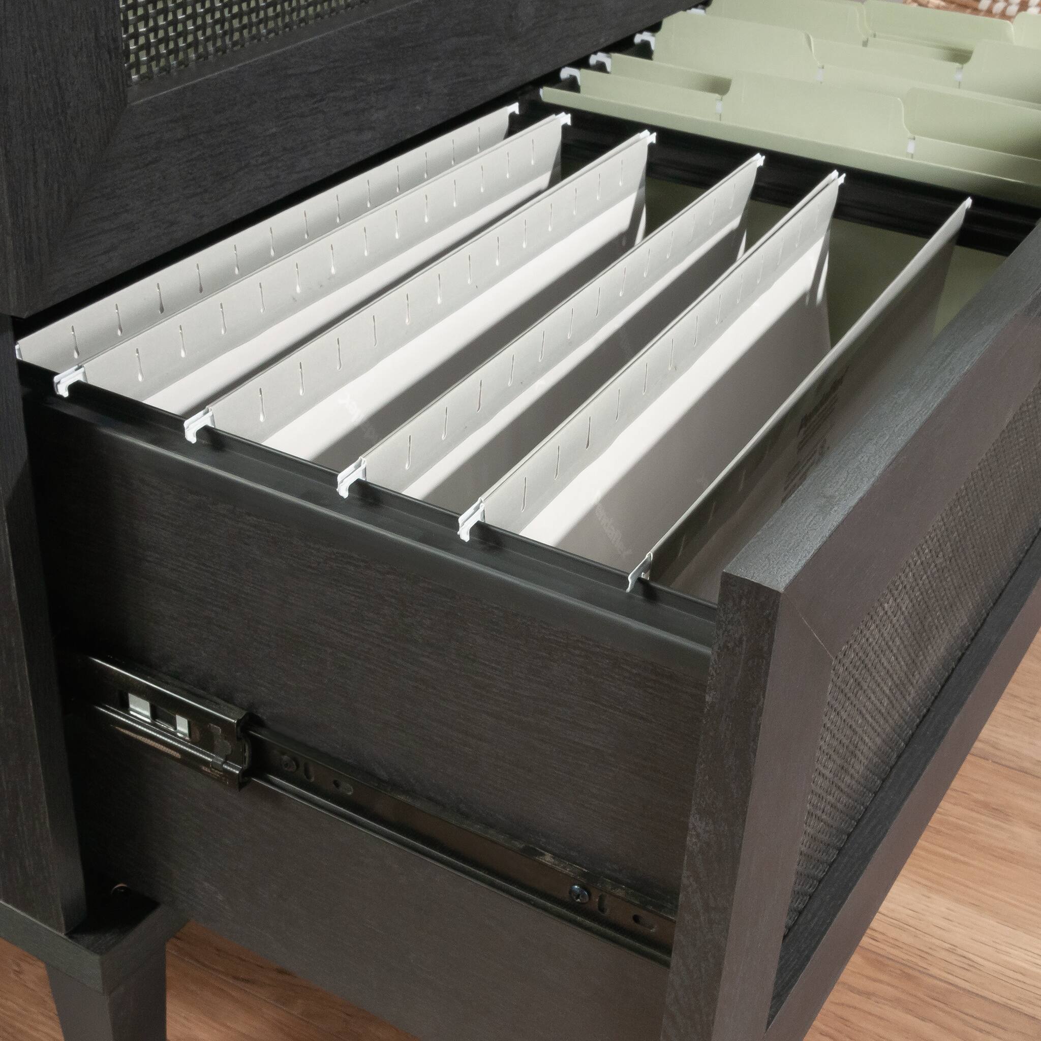 Angle. TinyHomie - Lateral File Black finish.