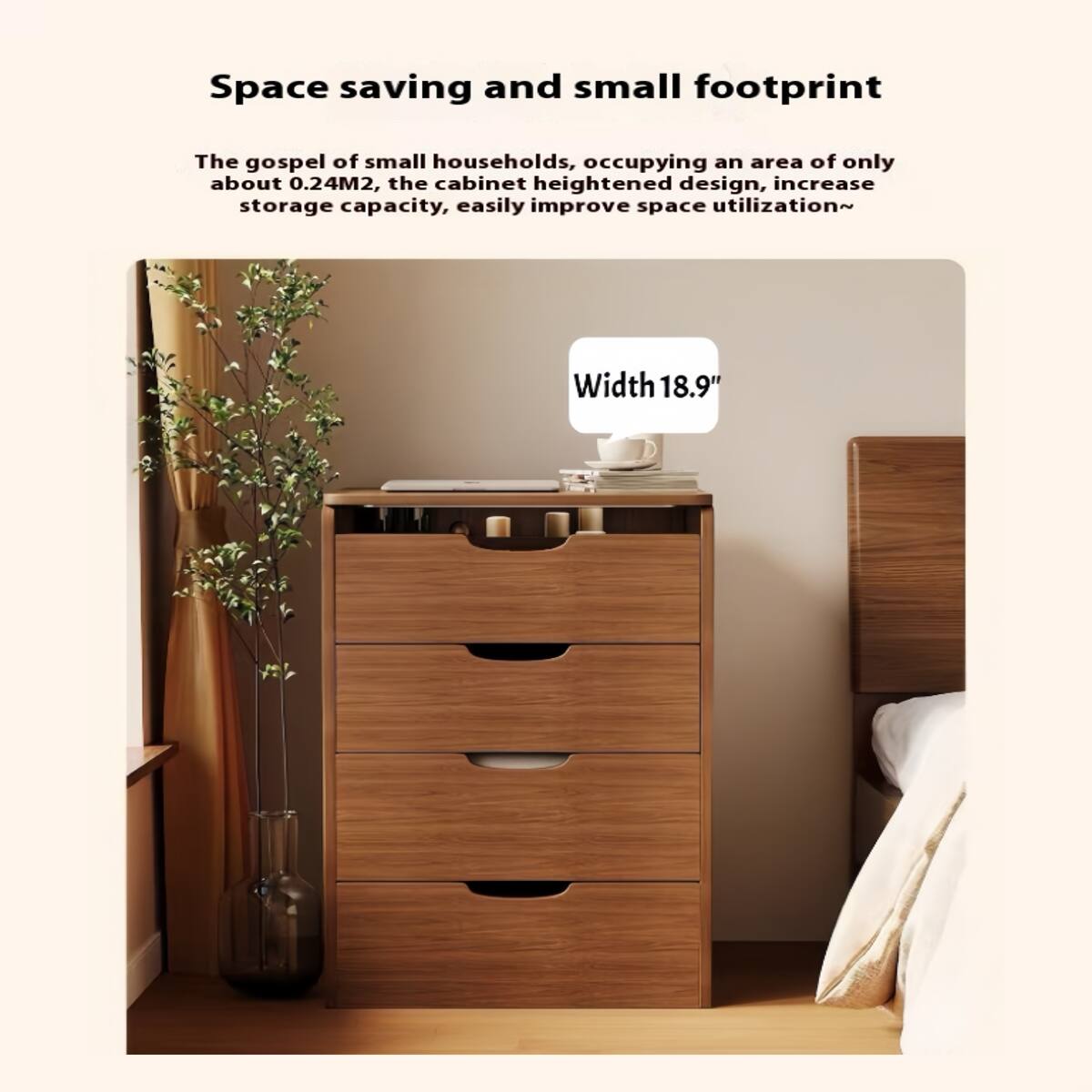 Space saving and small footprint

The gospel of small households, occupying an area of only about 0.24M2, the cabinet heightened design, increase storage capacity, easily improve space utilization~

Width 18.9"