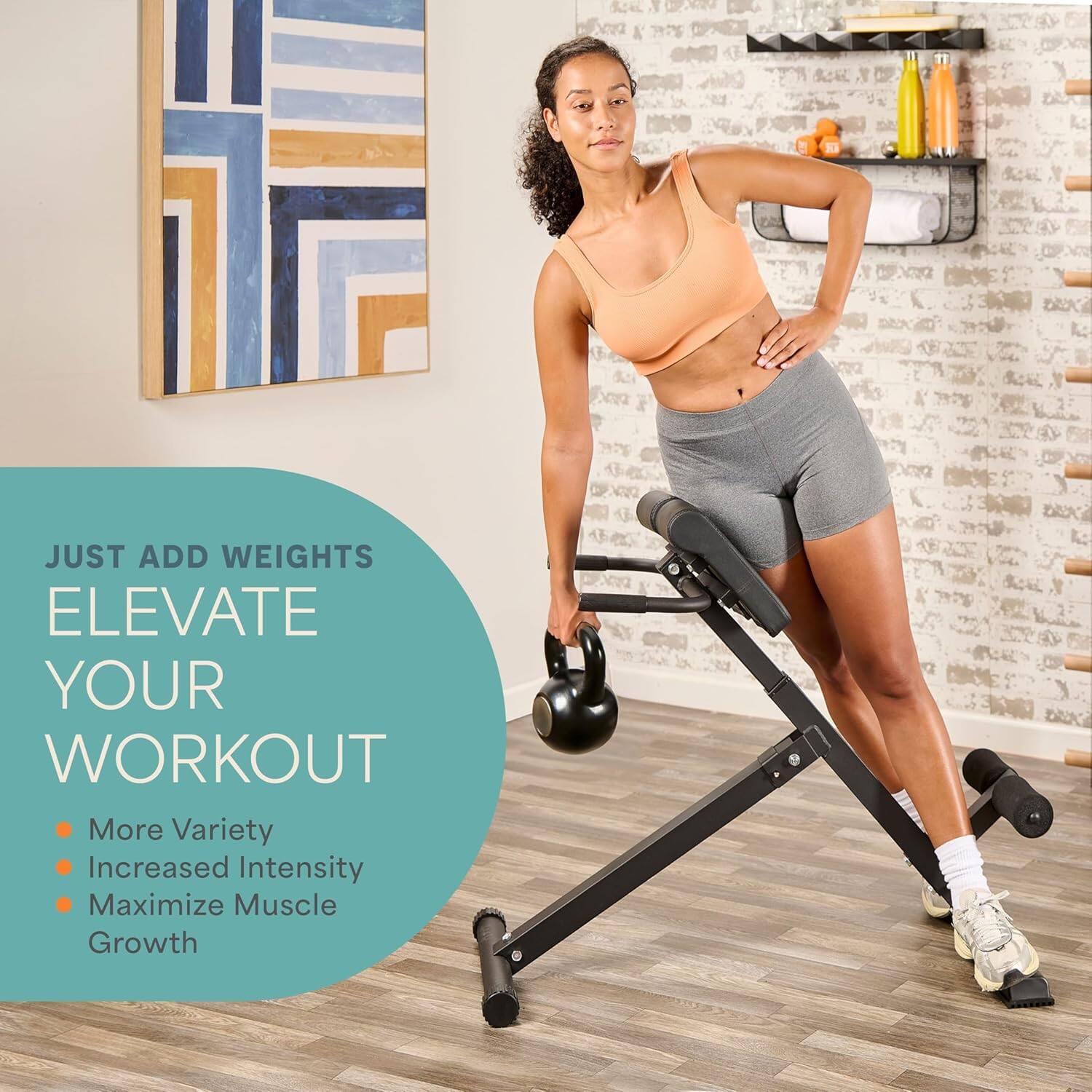 JUST ADD WEIGHTS  
ELEVATE YOUR WORKOUT  

- More Variety  
- Increased Intensity  
- Maximize Muscle Growth