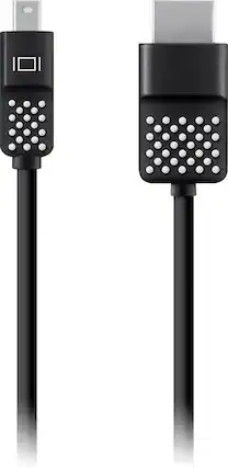 Front. Belkin - 6' Mini DisplayPort-to-HDMI Cable - Black.
