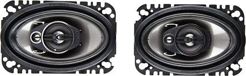 Front Standard. Pioneer - A-Series 4" x 6" 3-Way Car Speakers with Carbon Graphite IMPP Cones (Pair).