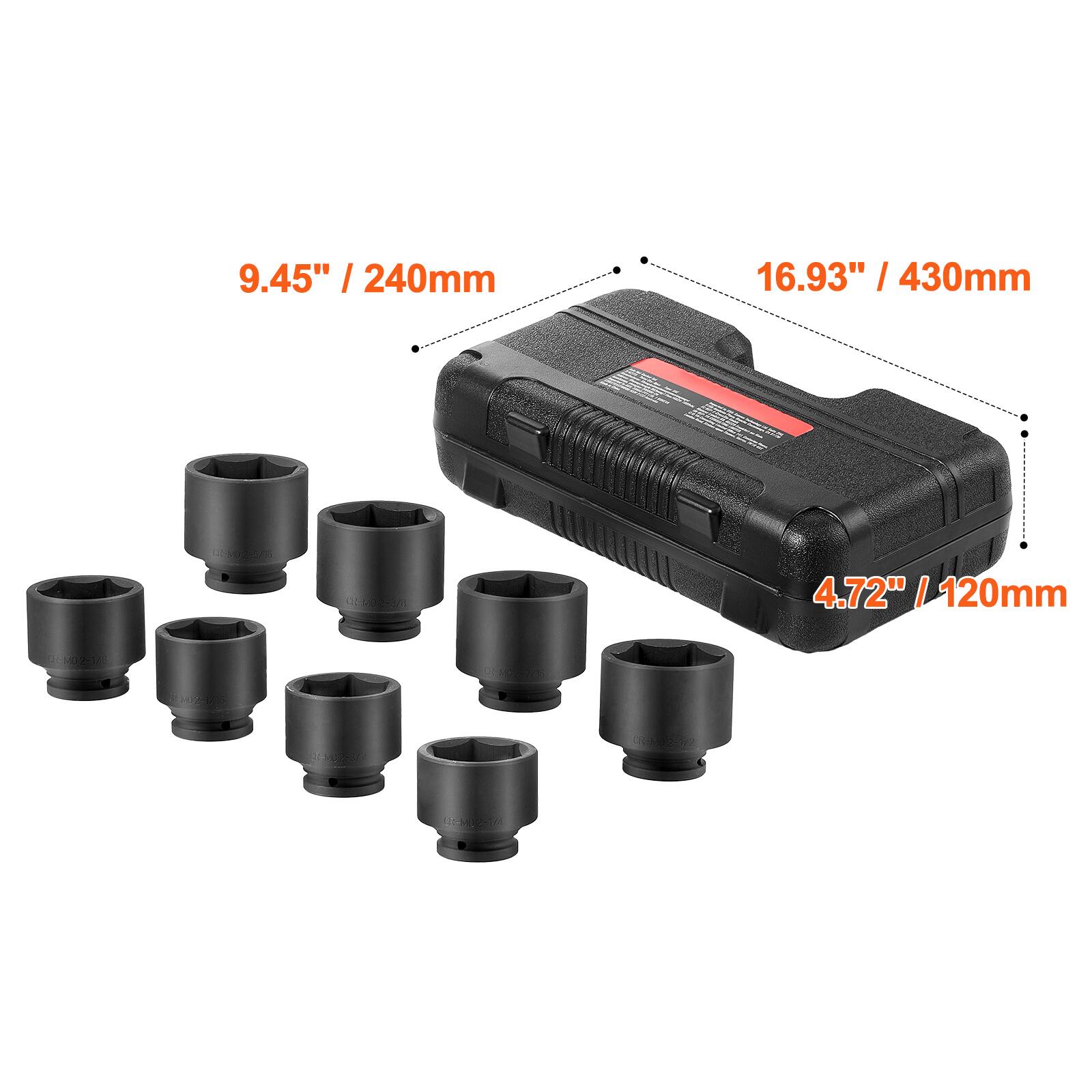 9.45" / 240mm  
16.93" / 430mm  
4.72" / 120mm