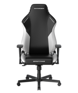 DXRacer - Drifting Series Gaming Chair – Black & White, Ergonomic Racing-Style with 3D Armrests & Reclining Backrest - Black and white