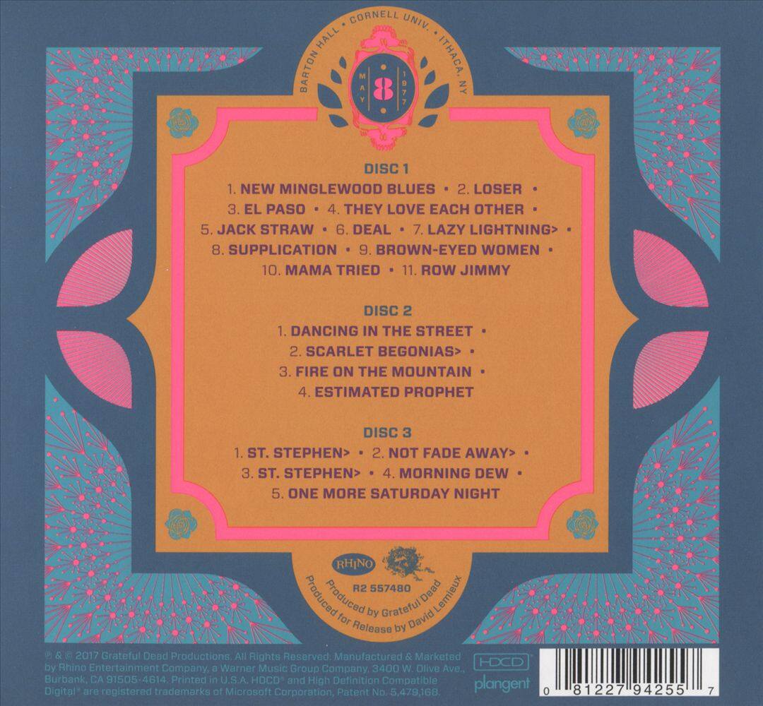 Back. Cornell 5/8/77 [CD].