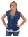 Front Standard. Photographic Outfitters - Photo Vest (Extra Large) - Blue Denim.