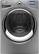 Front Standard. Whirlpool - 4.3 Cu. Ft. Steam Washer - Lunar Silver.