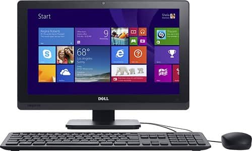 Front Standard. Dell - Inspiron One 20" All-In-One Computer - 4GB Memory - 1TB Hard Drive.