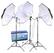 Front Standard. RPS Studio - 1500W 3-Umbrella Light Kit.
