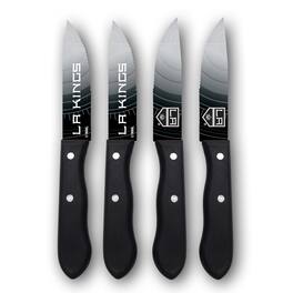Woodrow - Los Angeles Kings 4-Piece Stainless Steel Steak Knife Set - Multicolor
