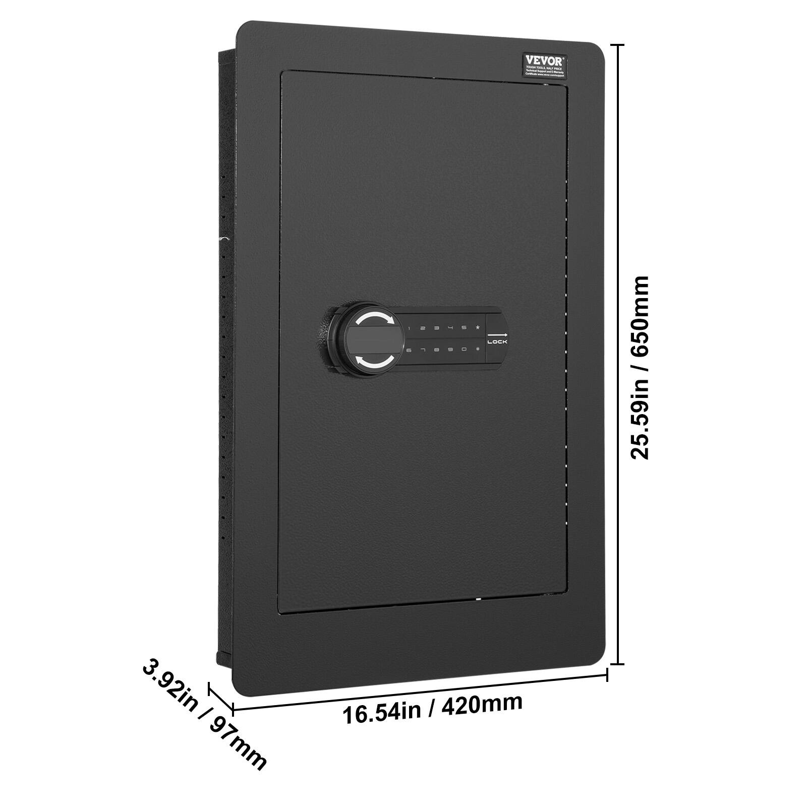 VEVOR C LOEN  
25.59in / 650mm  
16.54in / 420mm  
3.92in / 97mm