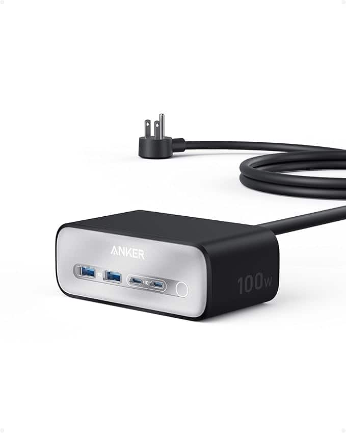Anker - Nano Charging Station(100W Max) - Black