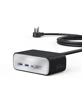 Anker - Nano Charging Station(100W Max) - Black