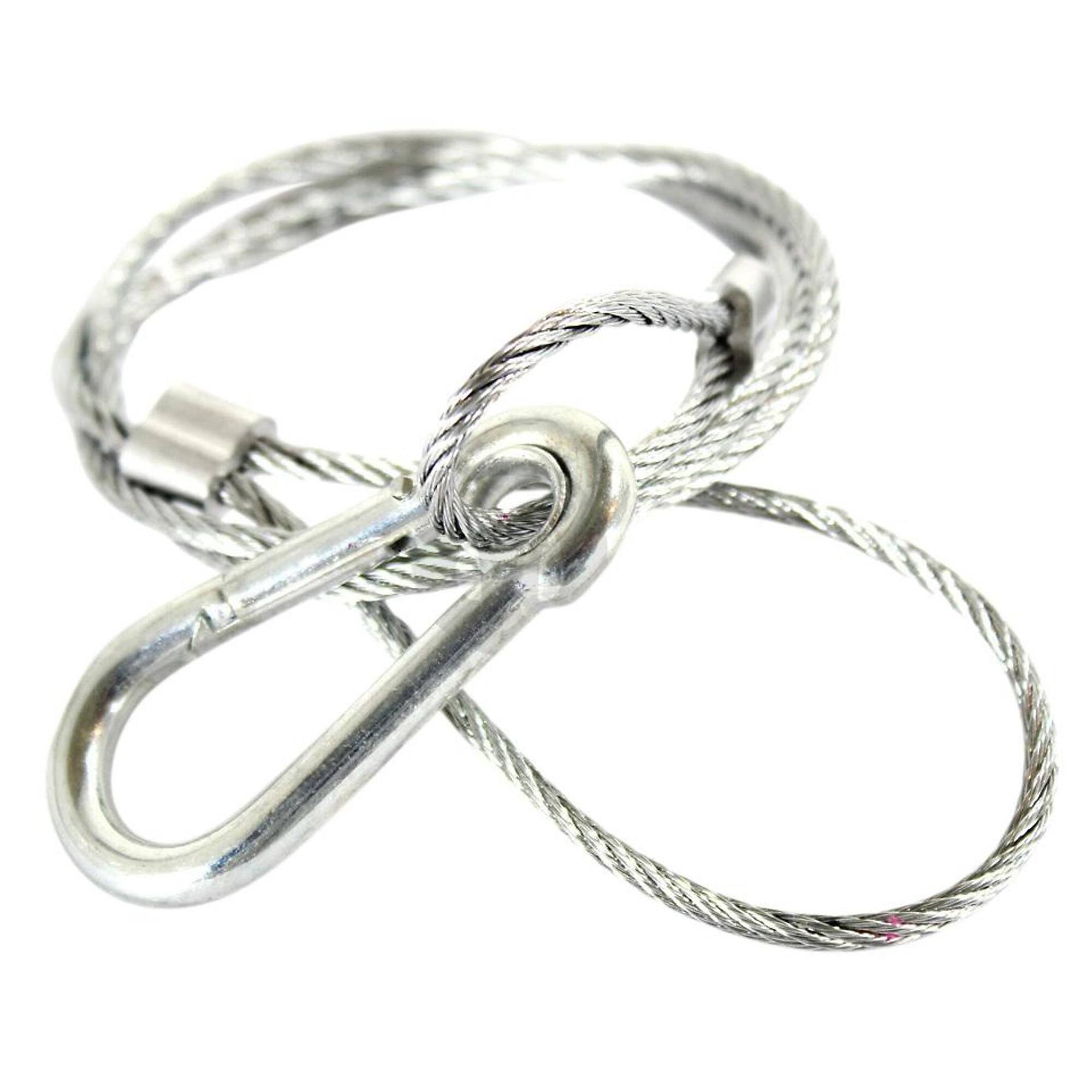 Alt View 1. CHAUVET DJ - Chauvet DJ CHA-CH05 Safety Steel Cable for DJ Lights with Carabiner.