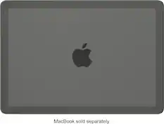 Front. Incase - Edge Hard Shell Case for MacBook Air 15-inch M5 2026, M4 2025, M3 2024 - Black.