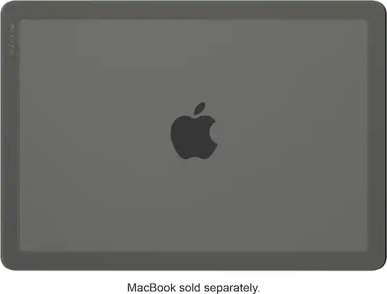 Front. Incase - Edge Hard Shell Case for MacBook Air 15-inch M4 2025, M3 2024 - Black.