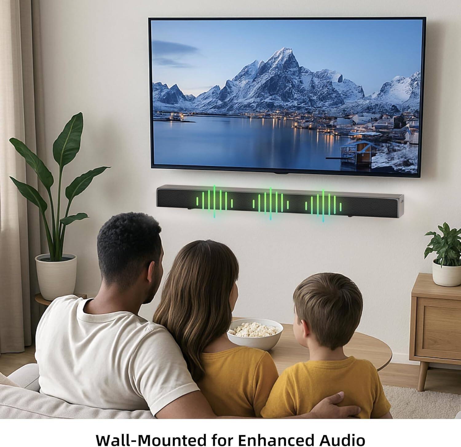 Wall-Mounted for Enhanced Audio