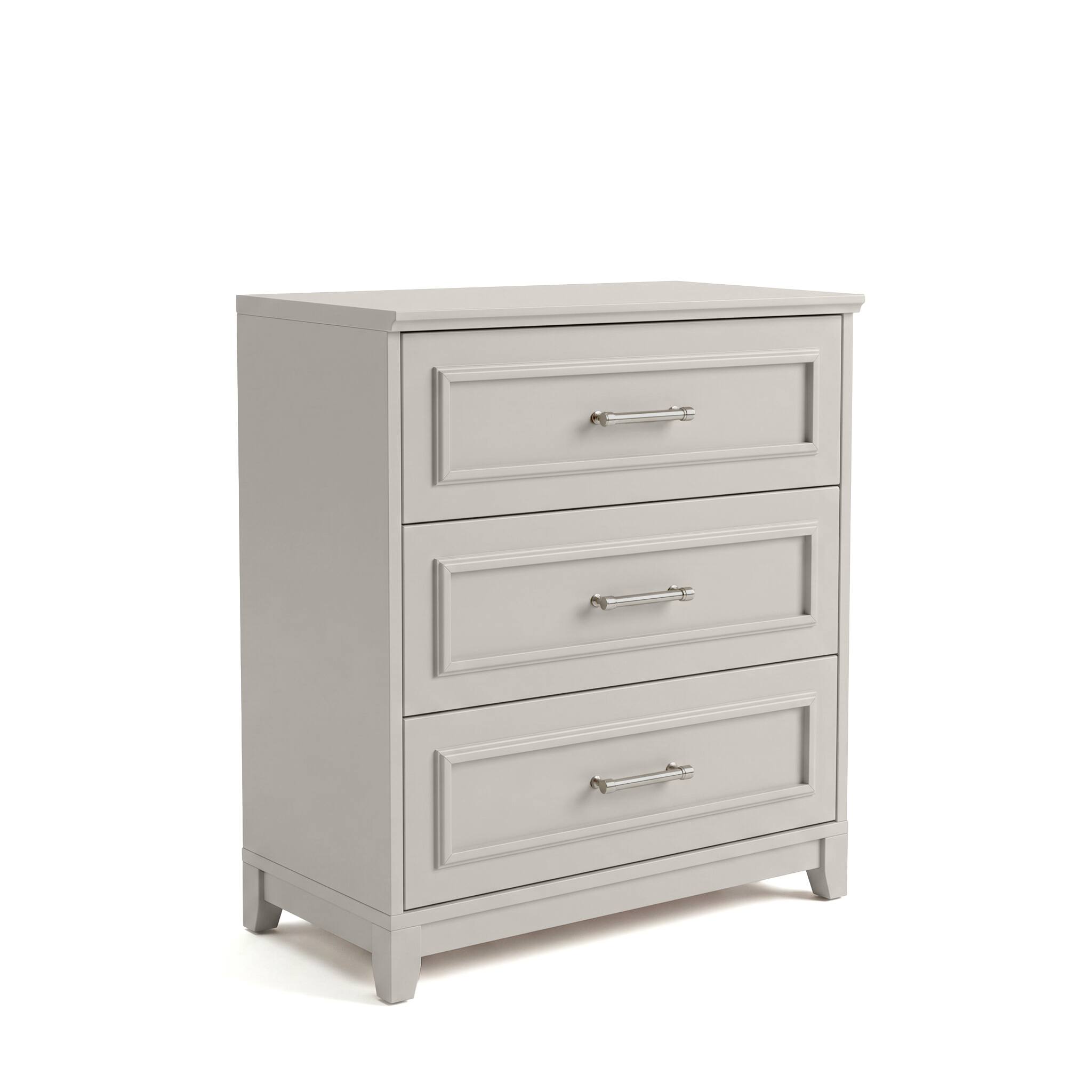 Martha Stewart Lily Pond Modular 3 Drawer Wooden Storage Media Cabinet ...