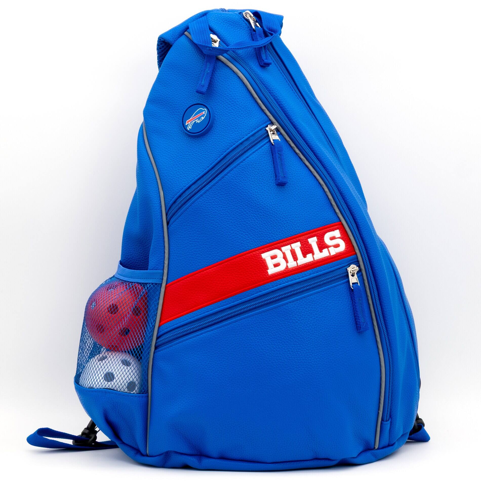 Front. Team Golf - Buffalo Bills Embroidered Team Backpack - Multicolor.