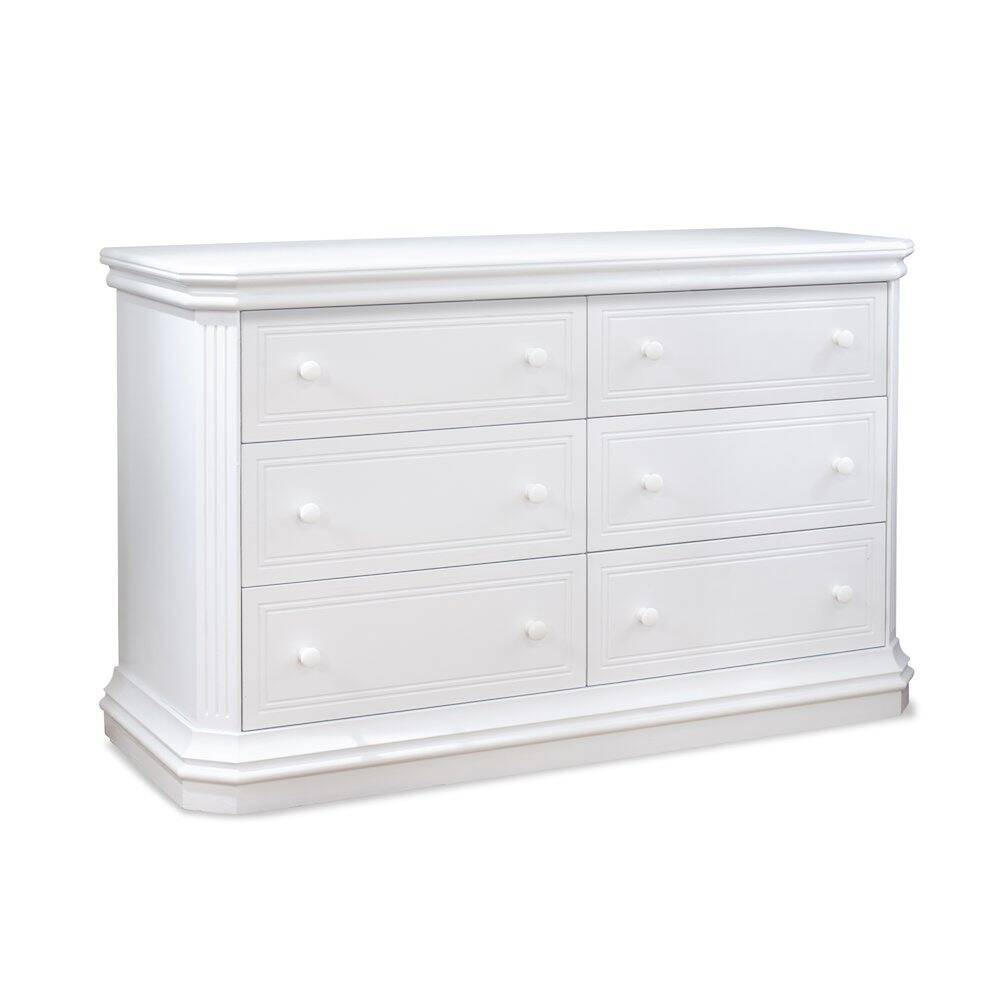 Front. Sorelle - Sorelle Primo Double Dresser - White.