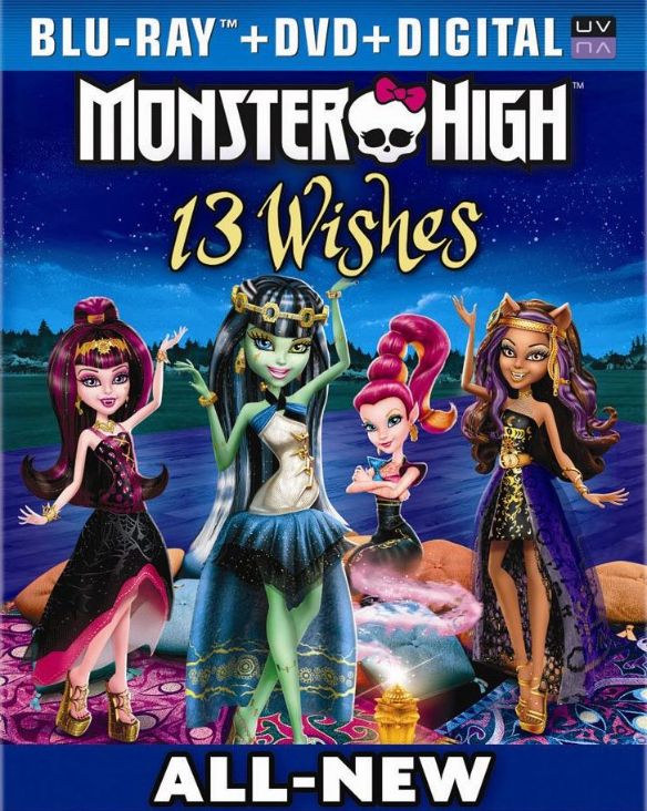  Monster High: 13 Wishes [2 Discs] [Includes Digital Copy] [UltraViolet] [Blu-ray/DVD]