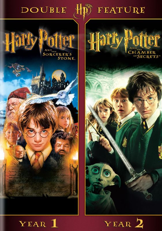  Harry Potter Double Feature: Year 1 &amp; Year 2 [DVD]