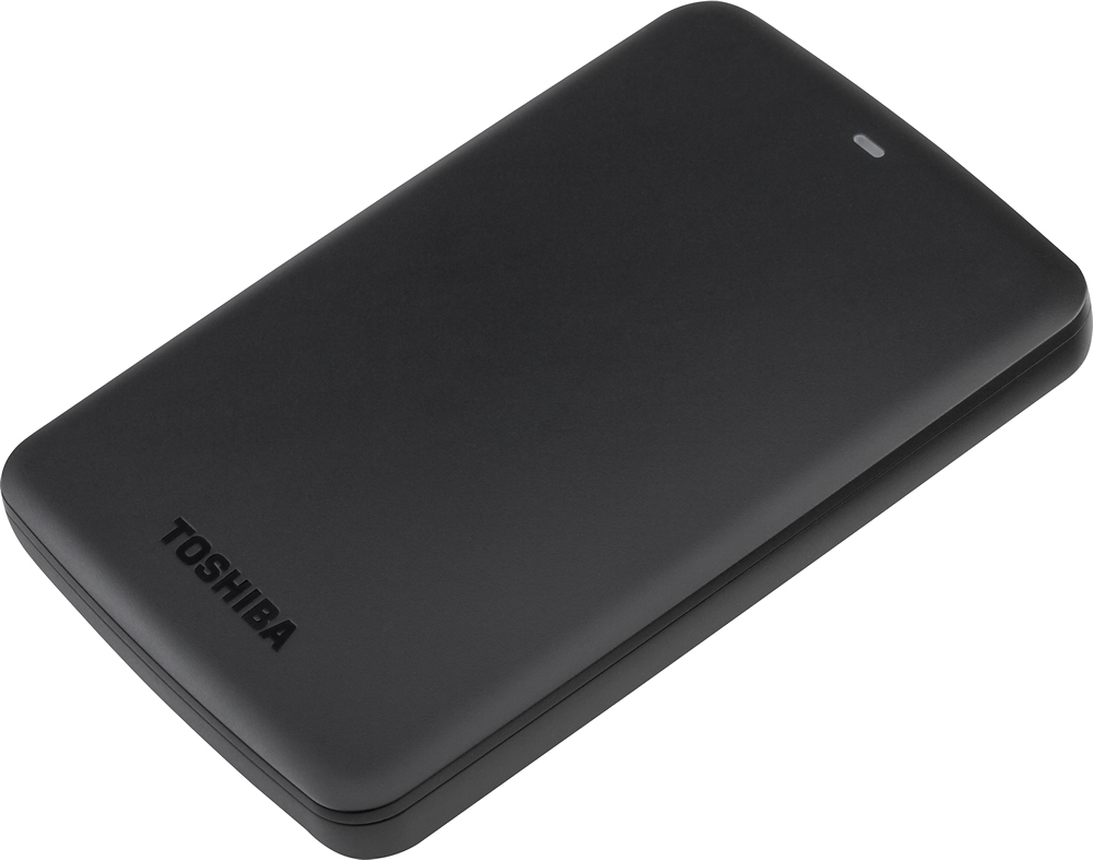  Toshiba Canvio Basics 1TB Portable External Hard Drive USB 3.0,  Black - HDTB410XK3AA : Electronics