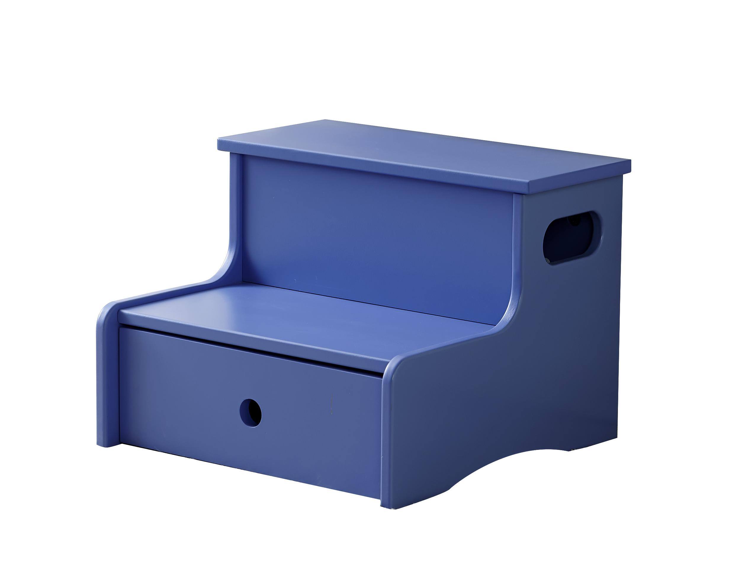 Angle. Kings Brand Furniture - Kings Brand Furniture Wooden Toddler Step Stool for Kids with Storage for Bedroom, Bathroom & Kitchen - Lavender.