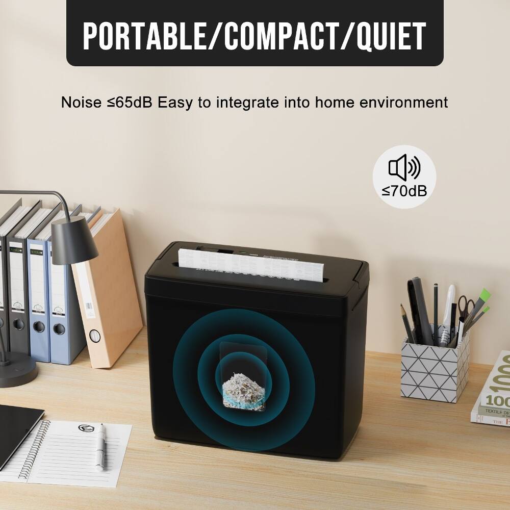 PORTABLE/COMPACT/QUIET  
Noise ≤65dB  
Easy to integrate into home environment  
≤70dB