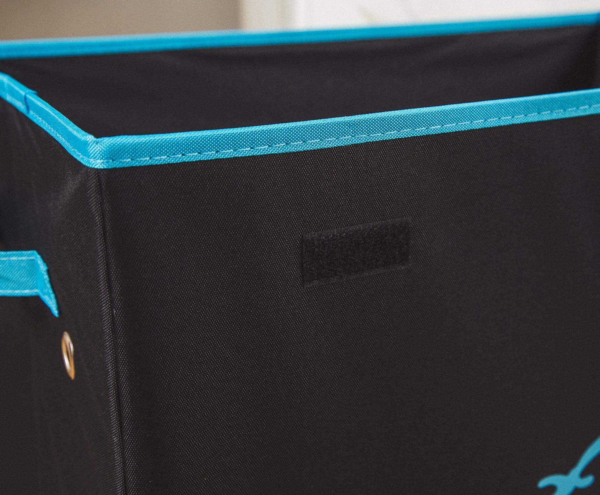 Alt View 3. Ukonic - Space Jam: A New Legacy Bugs Bunny Collapsible Storage Bin Organizer with Lid - Blue.